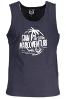 GIAN MARCO VENTURI MEN'S BLUE TANK TOP