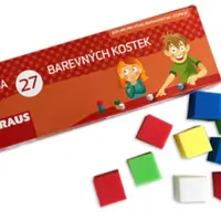 Barevné plastové kostky – sada pro žáka