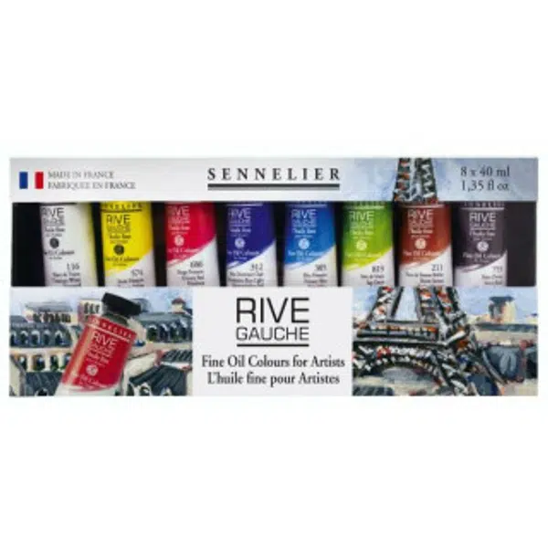 Sada olejových barev Sennelier Rive Gauche 8x40ml