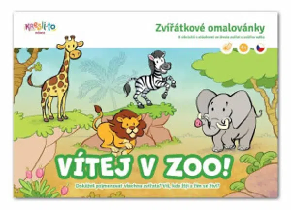 Vítej v zoo! - Zvířátkové omalovánky - Filip Škoda