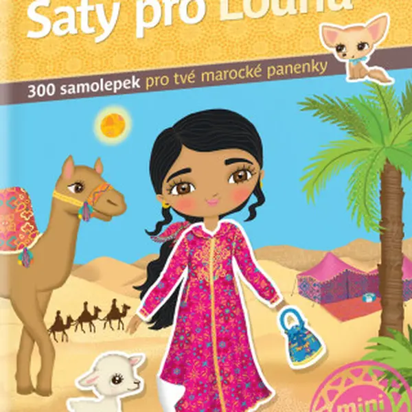 Šaty pro LOUNU – Kniha samolepek - Julie Camel