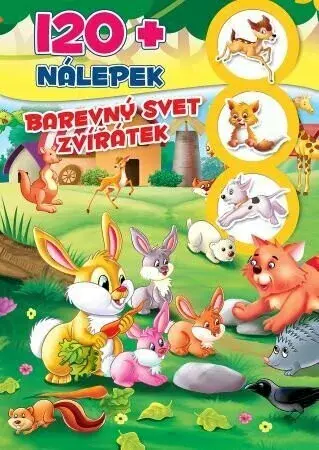120+ nálepek Barevný svět zvířátek