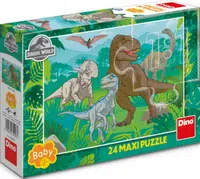 Puzzle Jurský Svět 24 dílků maxi