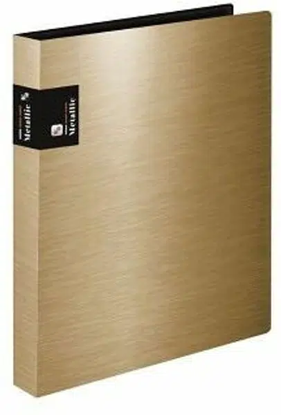Pořadač A4 lamino R25-2kr. Metallic zlatá