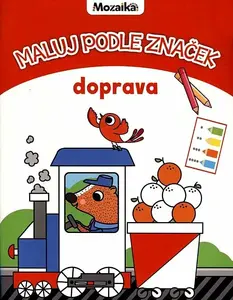 Mozaika - Maluj podle značek - Doprava