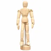 Manekýn dřevěný 20cm unisex