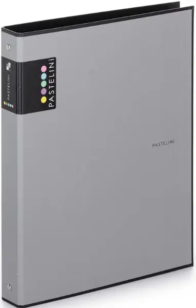 Pořadač A4 lamino R25-4kr. PASTELINI šedá