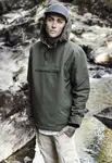 Padded Jacket Pull Over Olive
