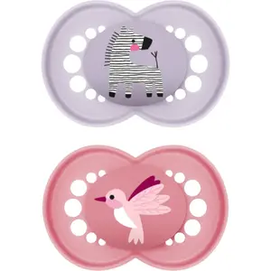 MAM Original 6+ months dudlík Purple/ Pink 2 ks