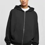 Mikina na zip z 90. let černá