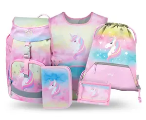 Baagl Školní set Airy Rainbow Unicorn III
