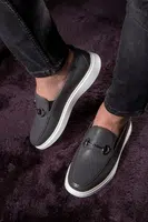 Ducavelli Anchor Genuine Leather Men's Casual Shoes, Loafers, Light Shoes, Summer Shoes.