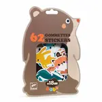 DJECO Forest Animals Baby Stickers samolepky 18m+ 62 ks
