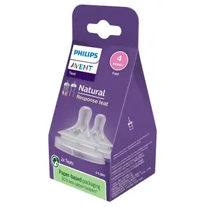 Philips AVENT Cumlík Natural Response 4 stredný prietok 3m+