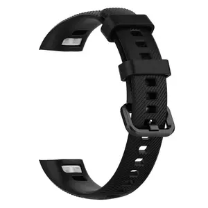 BStrap Silicone Line remienok na Honor Band 4, black