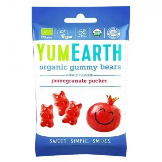 YumEarth Gumové medvedíky BIO