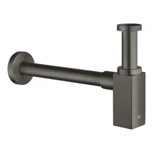 Sifón k umývadlu Grohe kartáčovaný hard graphite 40564AL0