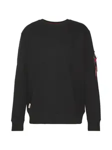 ALPHA INDUSTRIES Mikina  modrá / červená / čierna / biela