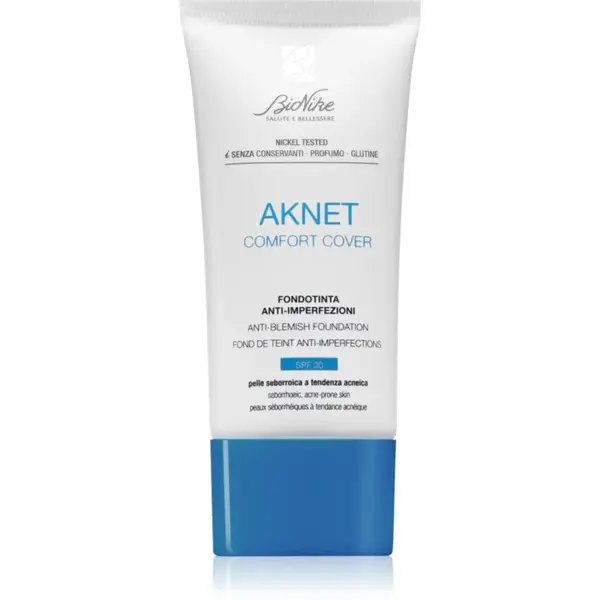 BioNike Aknet Comfort Cover krycí make-up pro problematickou pleť odstín 102 Sable 30 ml