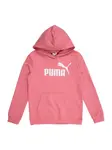 PUMA Mikina 'ESS No. 1'  ružová / biela