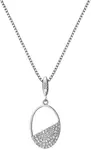 Hot Diamonds Stříbrný náhrdelník s diamantem Horizon Topaz DP767
