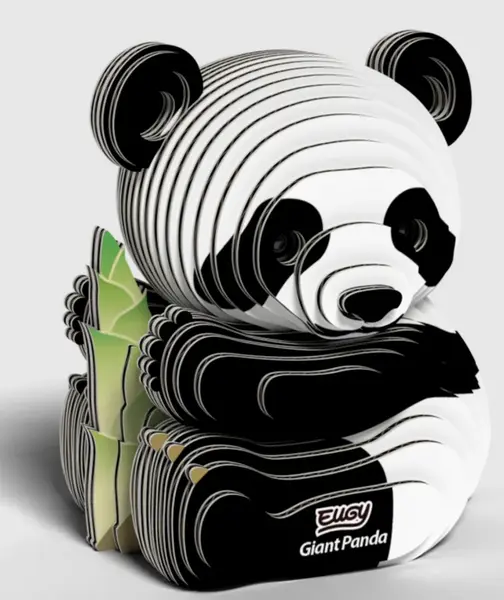 Panda velká 3D kartonová skládačka