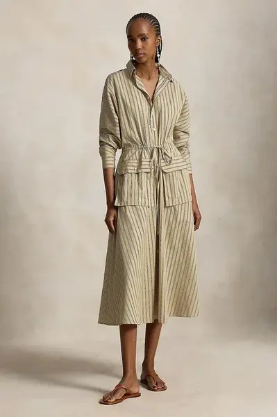Polo Ralph Lauren košilové šaty bavlněné