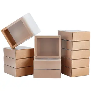 Kraft Paper Storage Gift Drawer Boxes