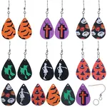 DIY Halloween Teardrop Iron Dangle Earrings Making Kit