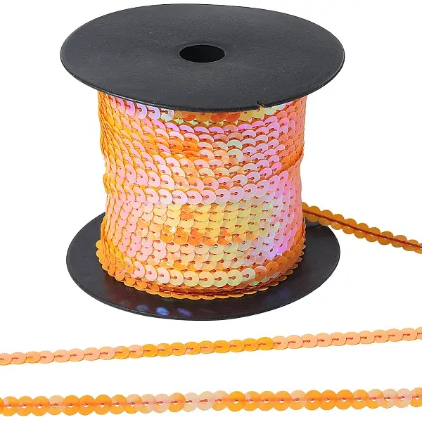 1Roll Plastic Paillette/Sequins Chain Rolls