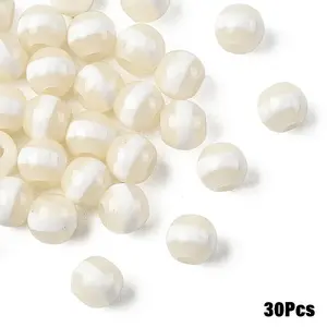30Pcs Resin European Beads