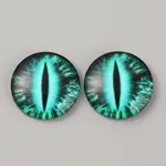 Luminous Self Adhesive Glass Eyes Cabochons