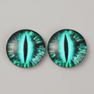 Luminous Self Adhesive Glass Eyes Cabochons