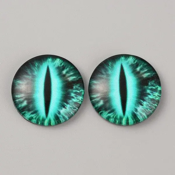 Luminous Self Adhesive Glass Eyes Cabochons