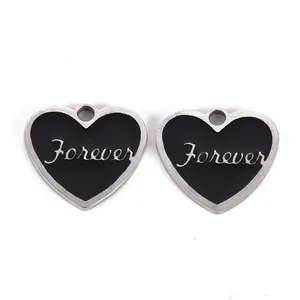 201 Stainless Steel Enamel Pendants