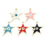 Rack Plating Alloy Enamel Pendants