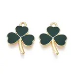 Saint Patrick's Day Alloy Enamel Pendants