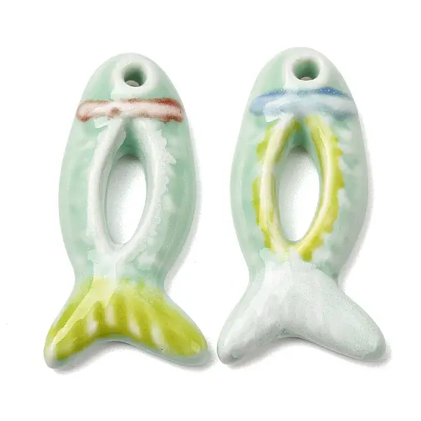 Handmade Porcelain Big Pendants