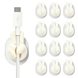 Yeah Gesture Thumb Shape Plastic Cable Organizer Clips