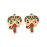 Christmas 304 Stainless Steel Enamel Pendants