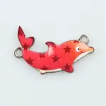 Alloy Enamel Connector Charms