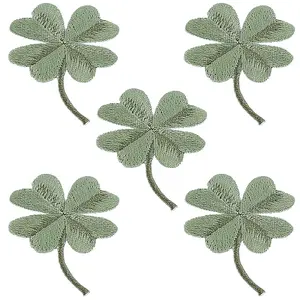 5Pcs Computerized Embroidery Cloth Iron On/Sew on Patches