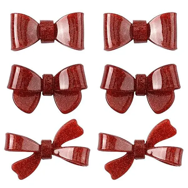 6Pcs 3 Styles Acrylic Cabochons