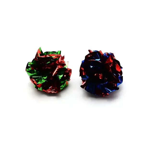 PET Plastic Aluminizing Crinkle Balls