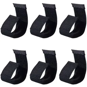 6Pcs Polyester Hook and Loop Tapes
