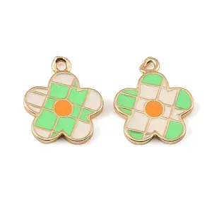Brass Enamel Pendants