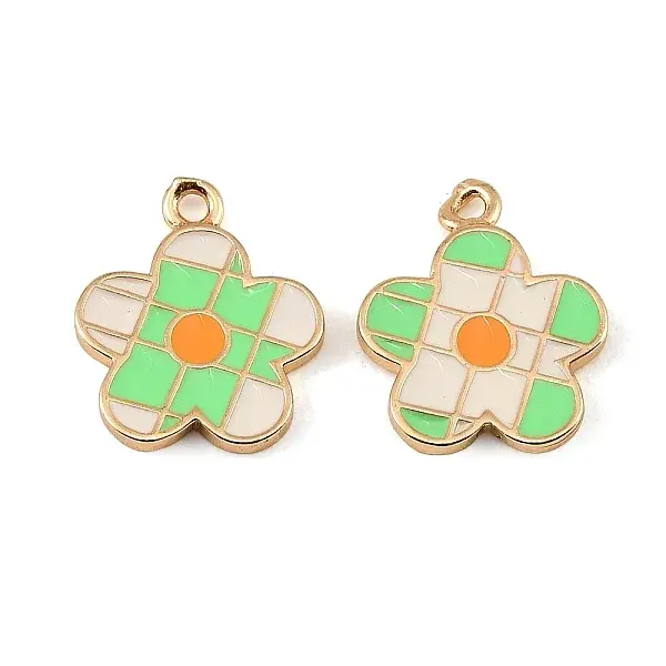 Brass Enamel Pendants