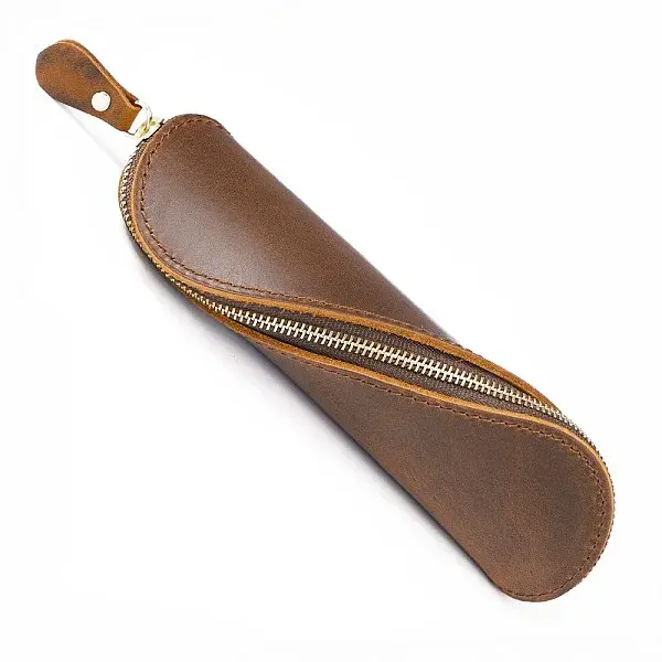 Rectangle Leather Pen Bags
