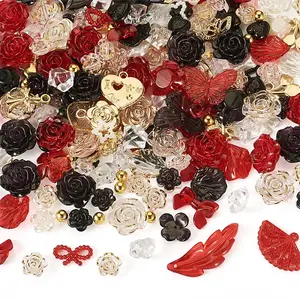 200-300pcs Resin Jewelry Making Finding Kits
