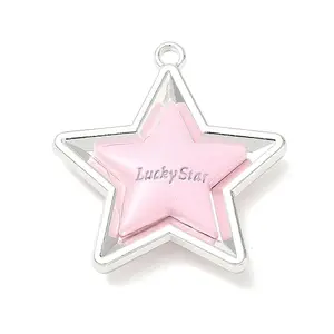 Spray Painted Alloy Pendants
